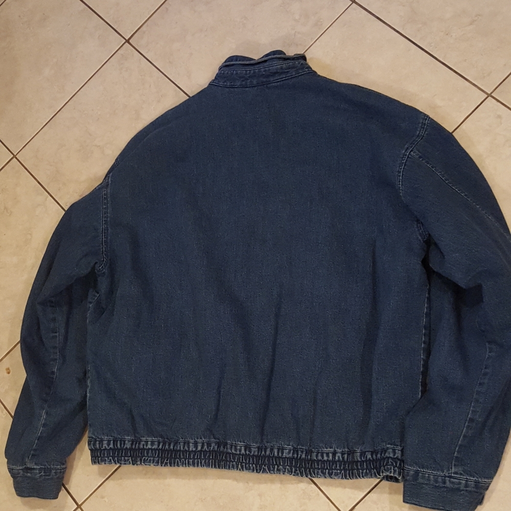 Vtg polo fleece lined demin jacket sz.xl - Picture 2 of 8
